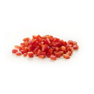 Poivron rouge cube 6mm 1000g