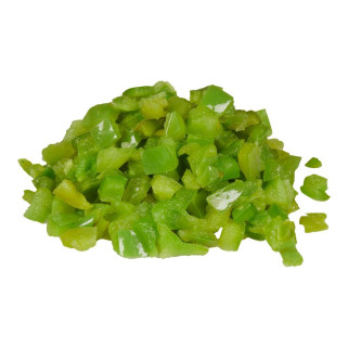 Poivron vert cube 6mm 1000g
